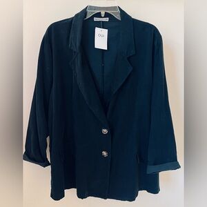 NWT Relaxed Cord Blazer